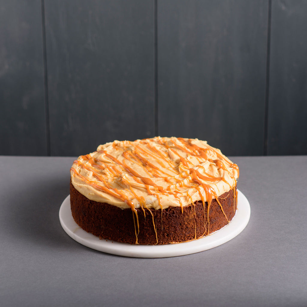 Salted Caramel Walnut Cake